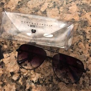 Quay High Key Mini Fade Sunglasses
